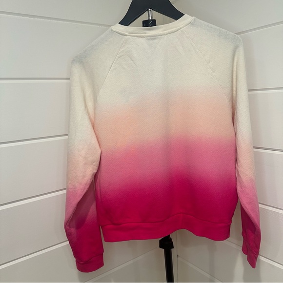 Marine Layer Ombre Pink and Cream Sweatshirt/Longsleeve. Size: Small Ladies - Picture 6 of 11